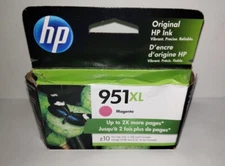HP 951XL Magenta Ink Cartridge New in Box Genuine HP CN047AN EXP OCT 2021