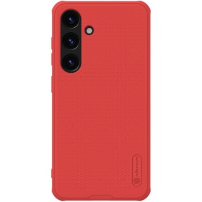 Nillkin mattiertes Schild Dual Schutzhülle Cover für Samsung Galaxy S24 - rot