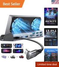 Advanced 10-Port Docking Station for Steam Deck  ROG Ally with Ethernet Access