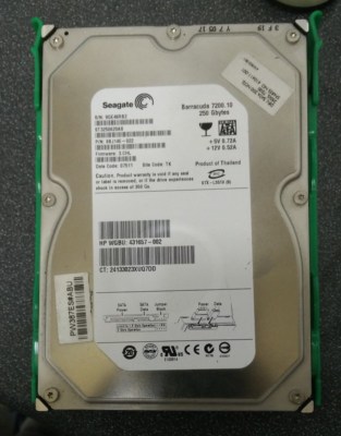 HP 410411-001 431657-002 (Seagate ST3250620AS) 250GB SATA/300 3.5