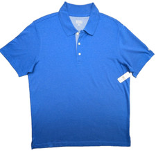 Brooks Brothers Polo Shirt Mens XL Blue SS Supima Cotton Soft Golf