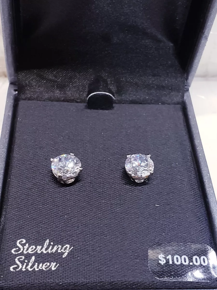 DiamonLuxe Sterling Silver 3 1 10 ct. T.W. Lab craeted Diamond