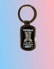 Veteran of the Army Key Chain