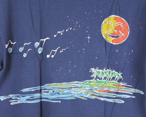 Caribbean Soul Jimmy Buffet Men's size Medium Vintage Single Stitch Blue T Shirt - Picture 7 of 7