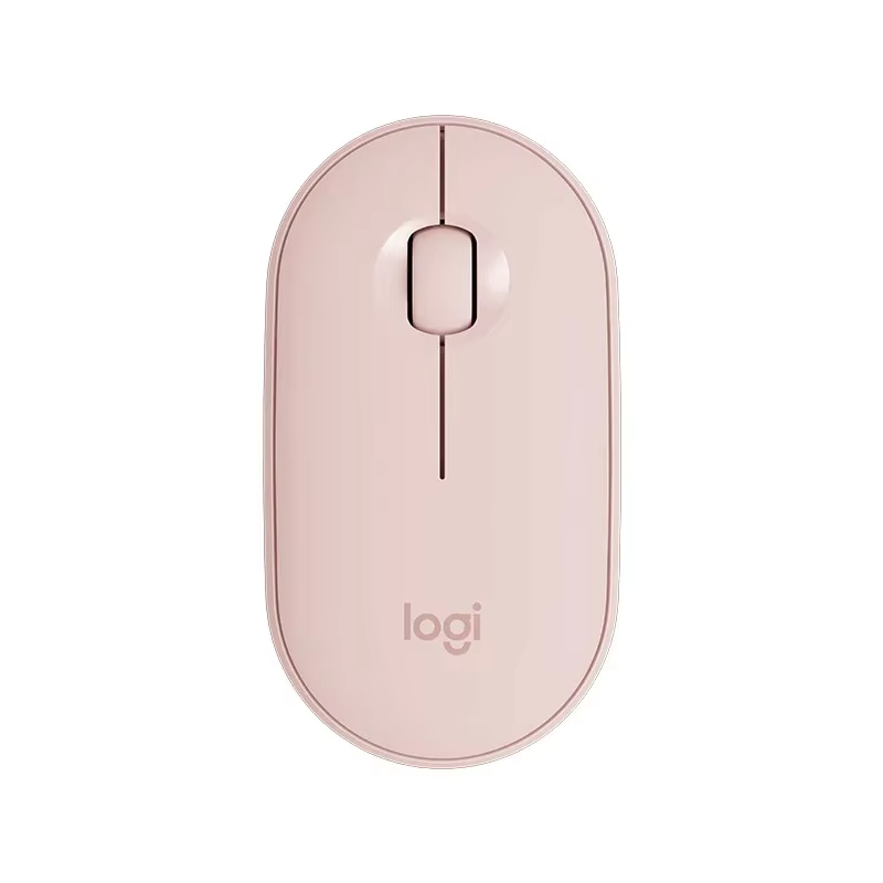 Logitech Pebble M350 Wireless Bluetooth Mouse for Laptop Tablet Lightweight Pink