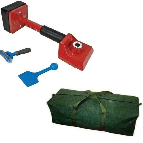 Carpet Fitting Tool Kit Knee Kicker Seam Roller Stair Press Canvas