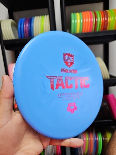 Discmania Discs Exo Hard Tactic Blue 173g Evolution Disc Golf Approach - Picture 2 of 3
