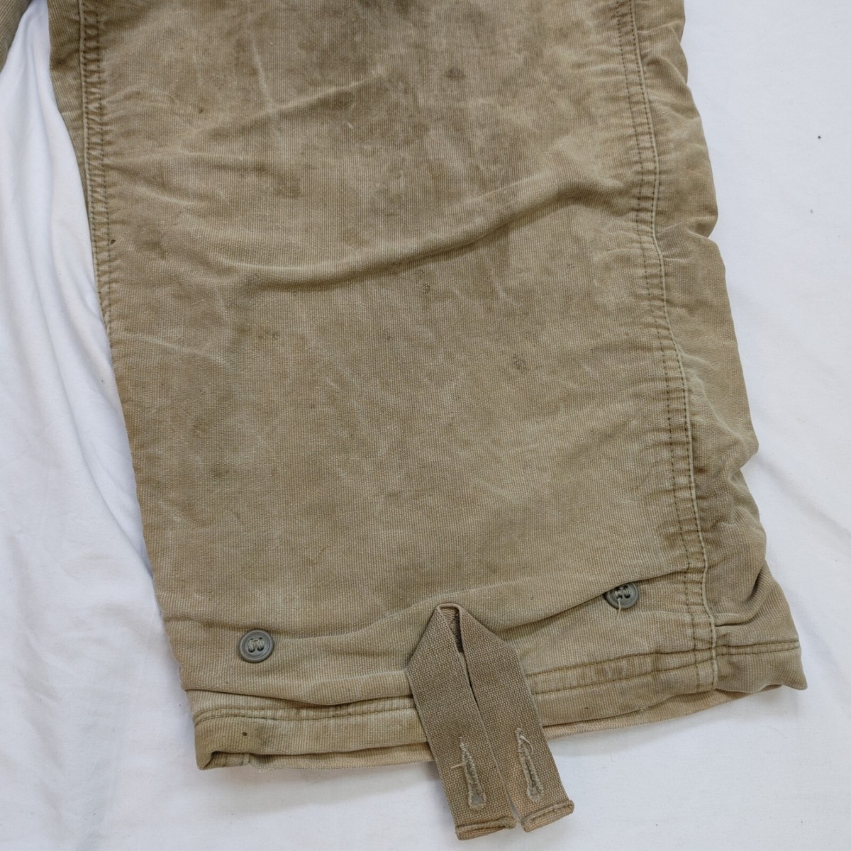 WW2 USN N1 Deck Trousers Wool Lined Bib Overalls US Navy WW2 USN N1 Deck Trousers Wool Lined Bib Overalls US Navy