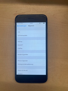 Apple iPhone 6 Space grau 16 GB Smartphone iOS