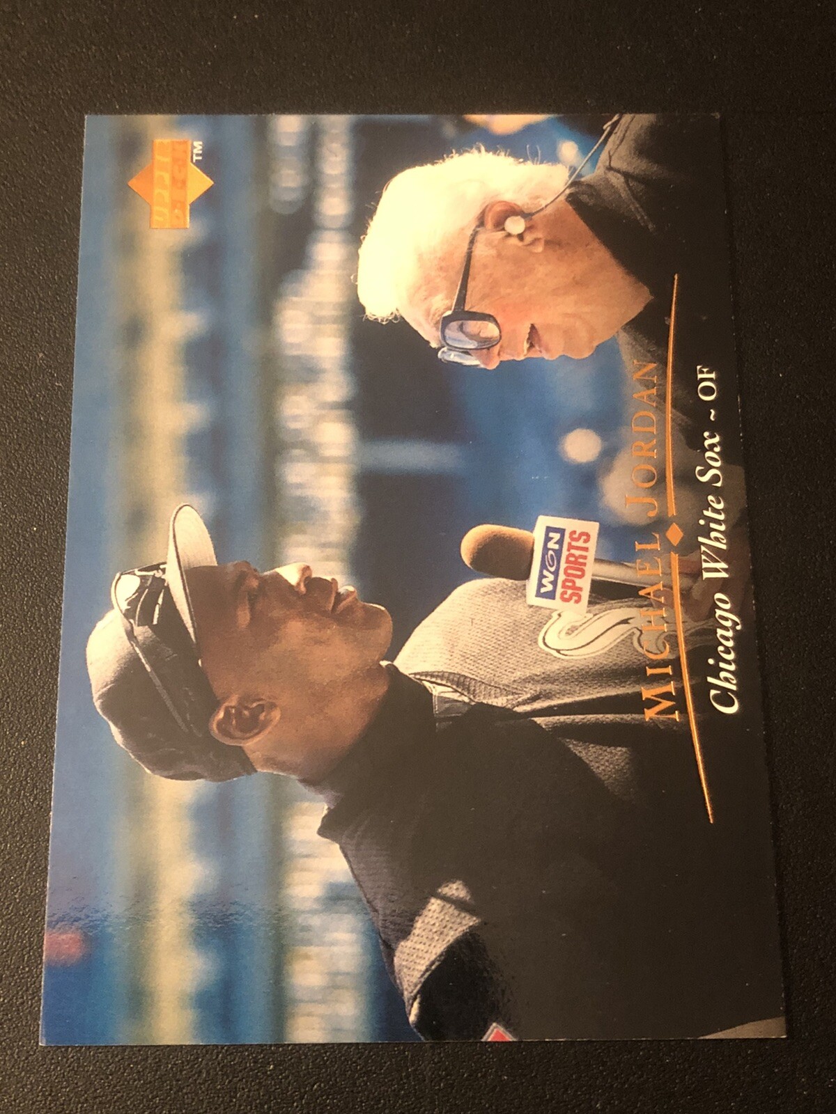 1995 Upper Deck Michael Jordan Harry Caray #200 HOF