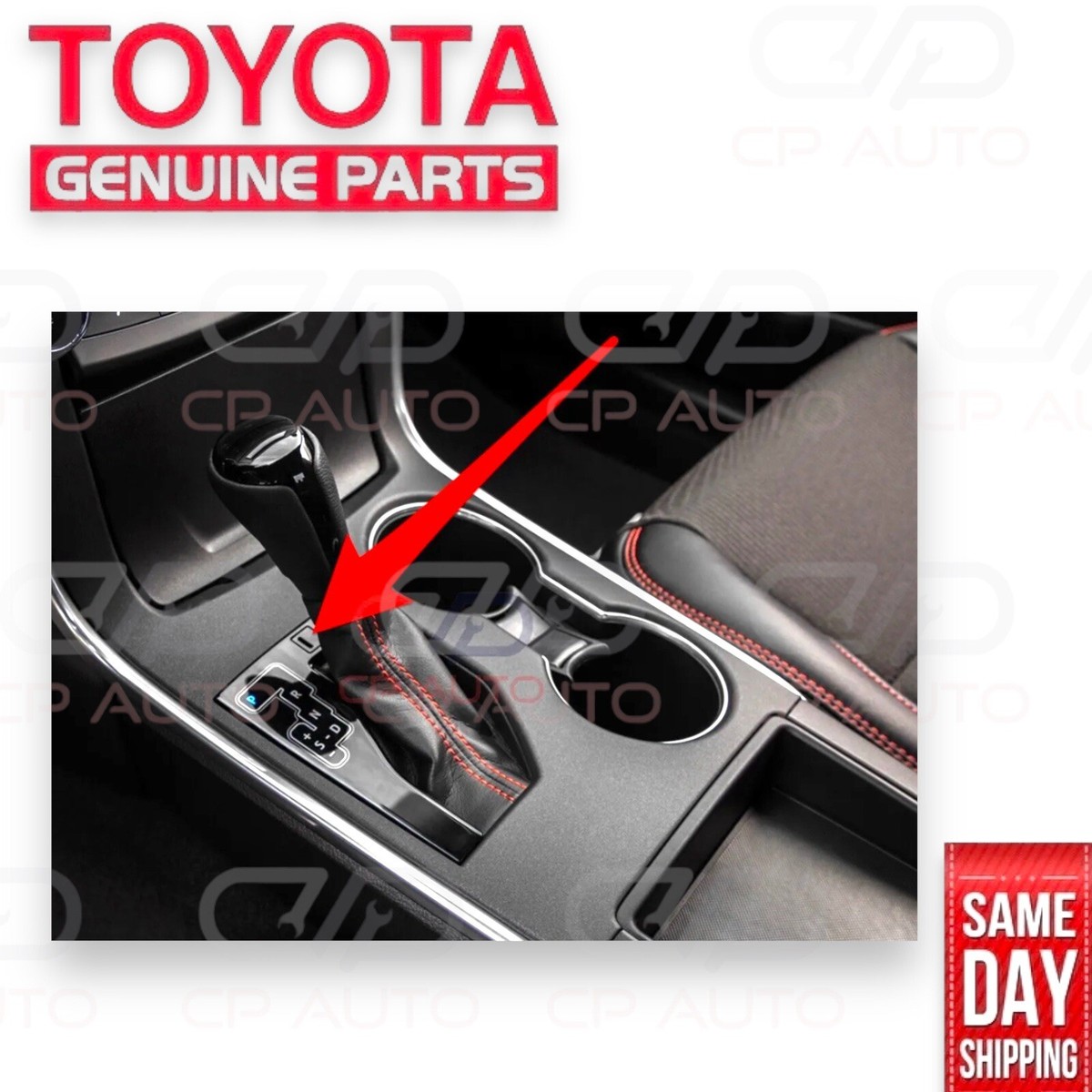 2015-2017 Toyota Camry Gear Shifter Lock Release Button Black