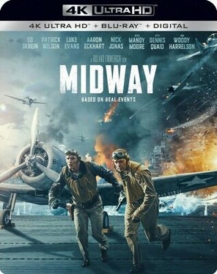 Midway [4K UHD Blu-ray] Blu-Ray, 4K Mastering, NEW FREE SHIPPING