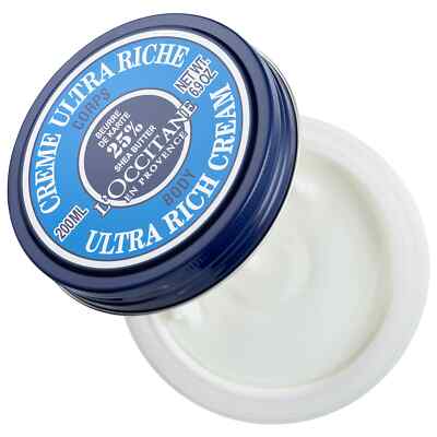 L'Occitane En Provence Ultra Rich Body Cream 25% Shea Butter Jumbo 6.9 oz Sealed