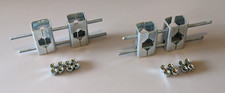 NEW PAIR OF 2" POLE TO POLE HEAVY DUTY ANTENNA EASY UP MAST BRACKETS EZHD-PTP