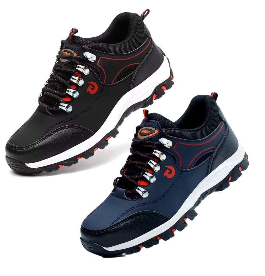 Zapatos de seguridad de trabajo con puntera de acero de metal - Botas protectoras a prueba de pinchazos para hombre