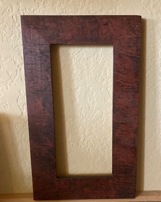 Homespun Elegance Wooden Decorative Grain Painted Frame for Counted Cross Stitch