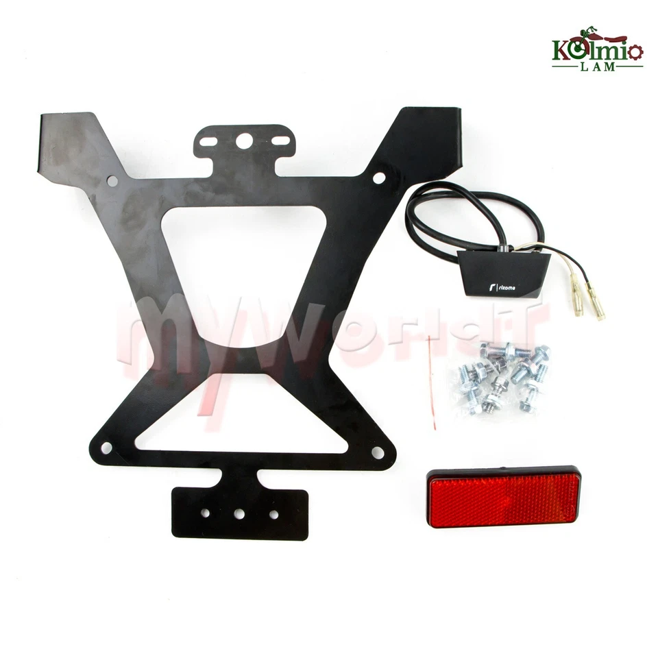 Fit for YAMAHA TMAX500 01-07 Rear Tire Fender License Plate Light Holder Bracket - Photo 1/4