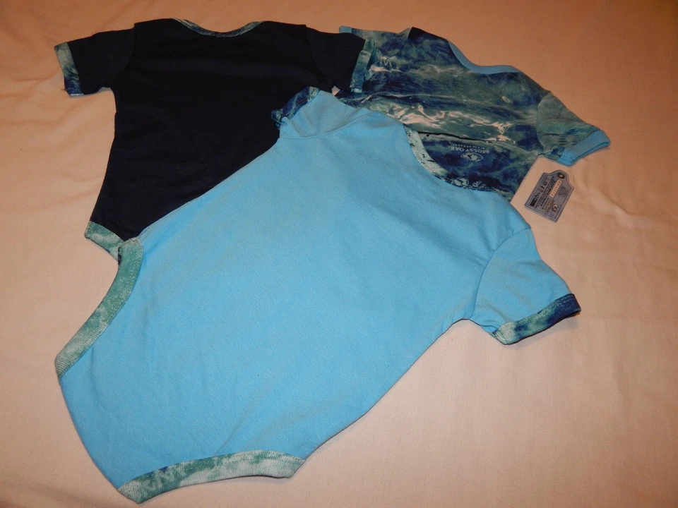 Conjunto de 3 body de roble musgo para bebé niño talla 0/3 3/6 6/9 12 18 24 meses conjunto Foto 2 de 4