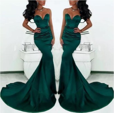 sexy green prom dress