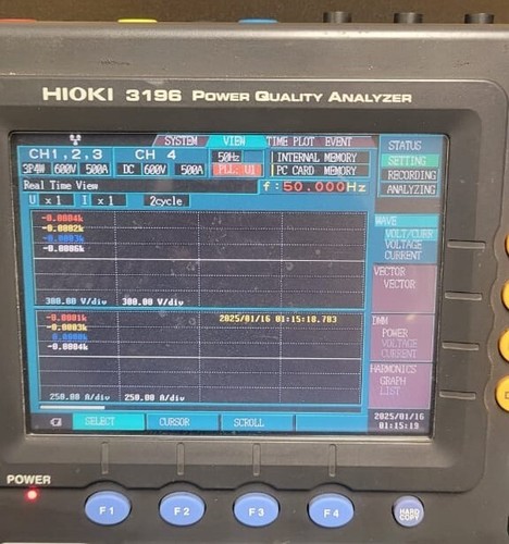 HIOKI 3196 Three 3 Phase Power Quality Analyzer - Picture 7 of 8