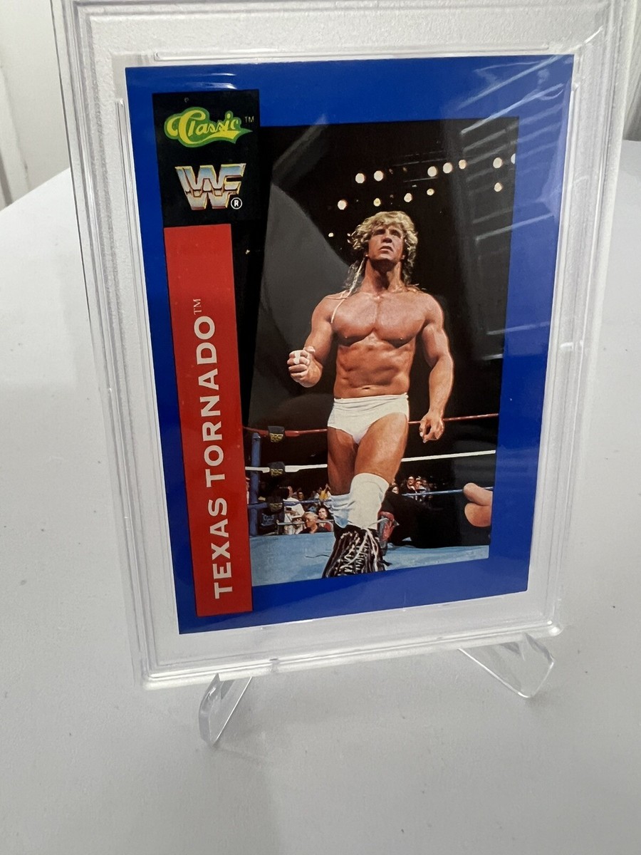 1991 Classic Wwf Texas Tornado Kerry Von Erich #3 Psa 8 Pop 2 The