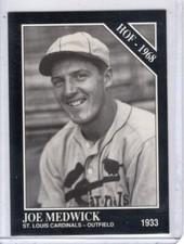 1991 Conlon Collection Joe Medwick #18 St. Louis Cardinals Baseball Card 