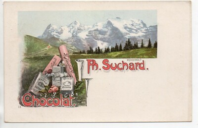 SWITZERLAND - SWITZERLAND - Advertising theme CHOCOLATE PH. SUCHARD WENGERNALP