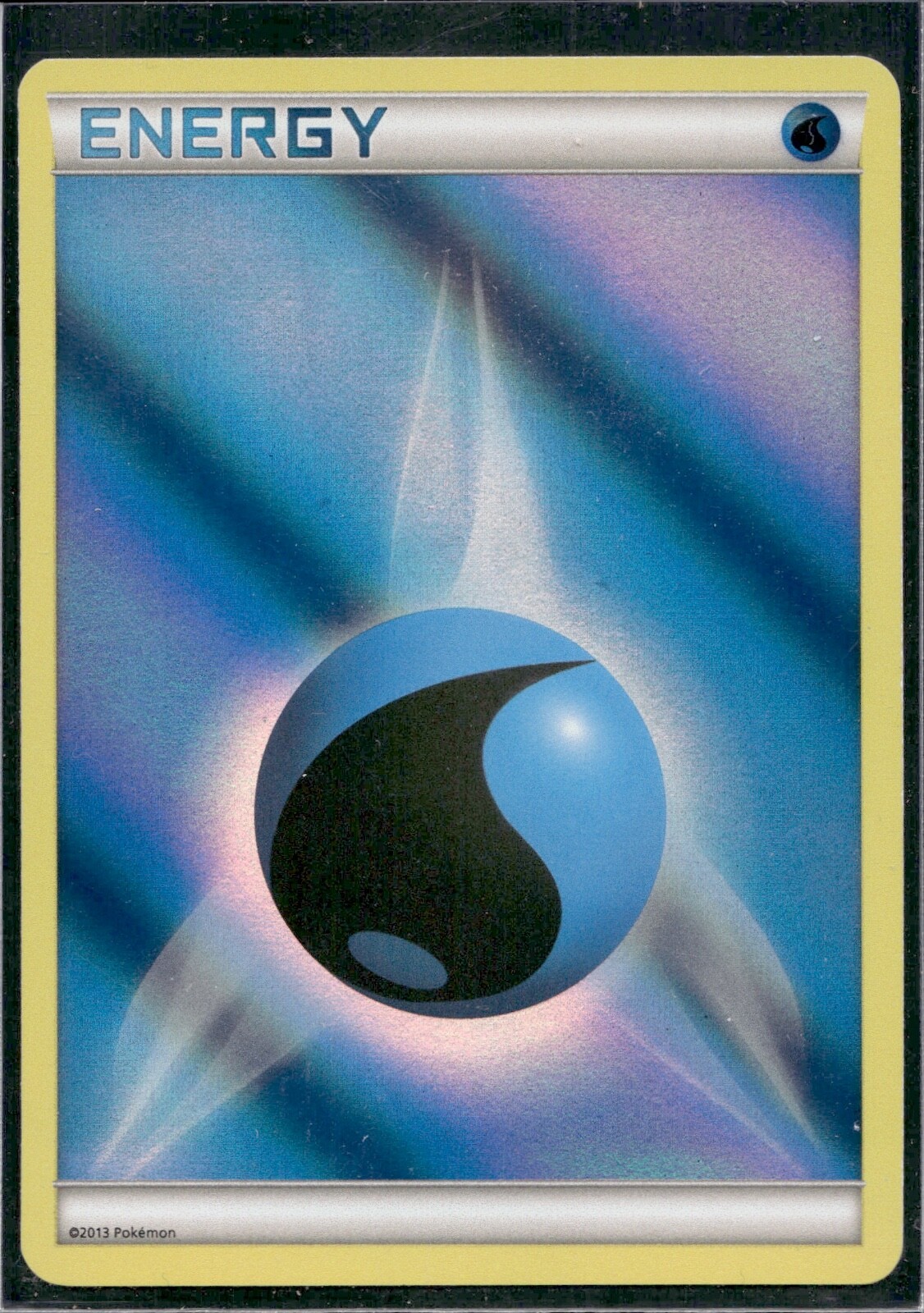 Pokemon 2013 Water Energy Promo Holo English Card