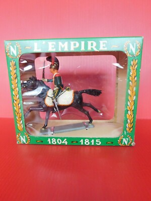 Soldat Starlux Carabinier à Cheval 1er Empire 1/32 - Boîte D'origine - Très Bel état