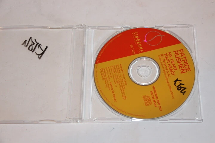 PATRICE RUSHEN My Heart Your Heart 1994 USA RARE PROMO Radio DJ CD FREE SHIP  Foto 4 de 4