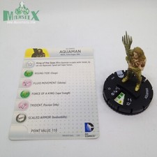Heroclix Batman vs Superman set Aquaman 006 Gravity Feed figure w/card 