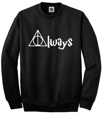 Fashion Maglietta Harry Potter Always ALWAYS HARRYPOTTER DEATHLY