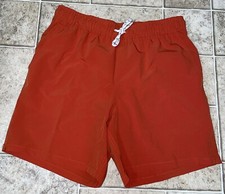 NWT Mens George Scorched Orange All Guy Swim Shorts Medium 32-34