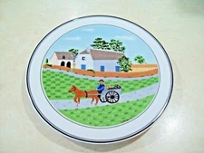 VILLEROY & BOCH Horse & Cart Design Naif Laplau 6 1/2" Ceramic Tea Tile