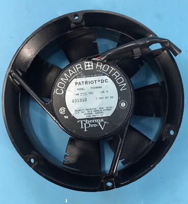 COMAIR ROTRON PATRIOT Model PQ48R0X 48VDC 0.46A  22W (Missing 1 Blade)