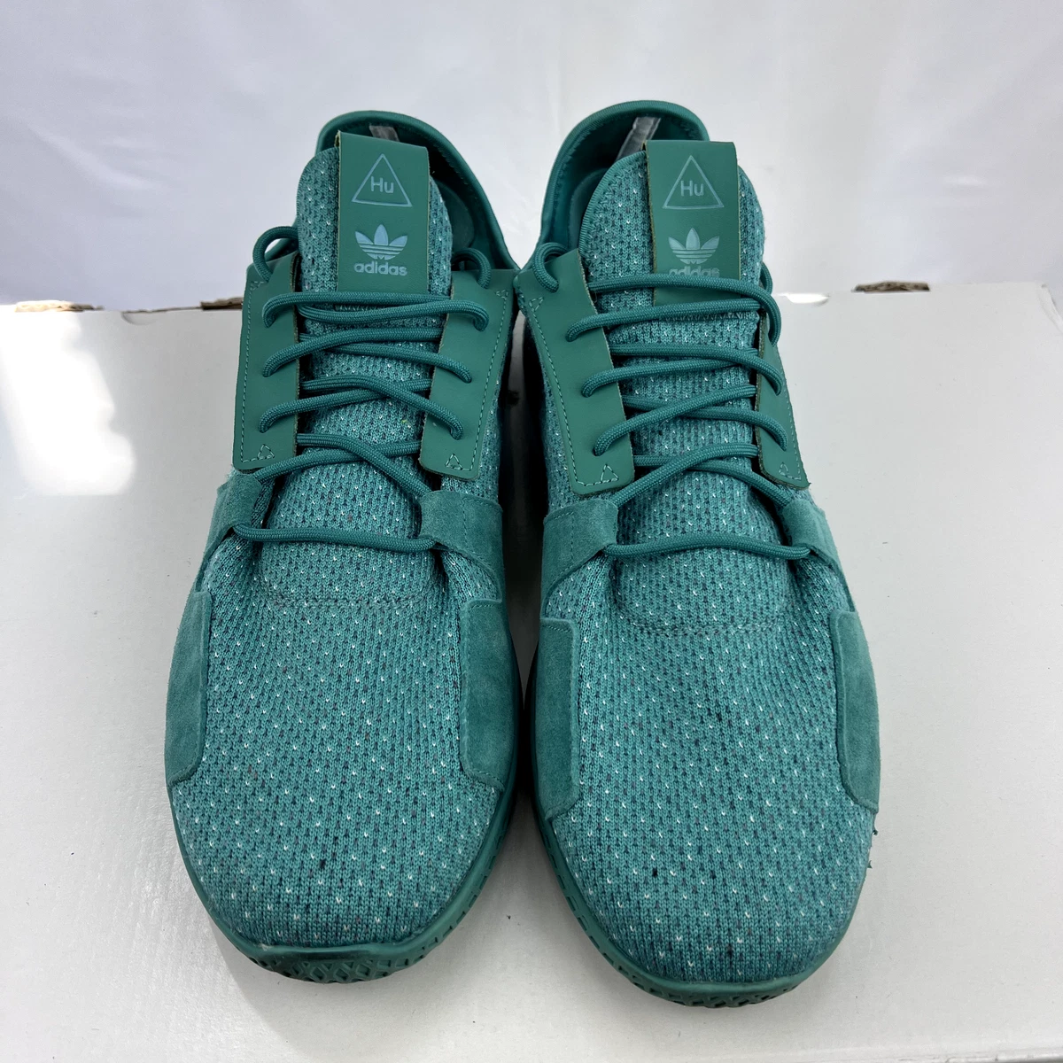 Adidas PW Tennis HU V2 Pharrell Williams Mens 14 DB3328 Green