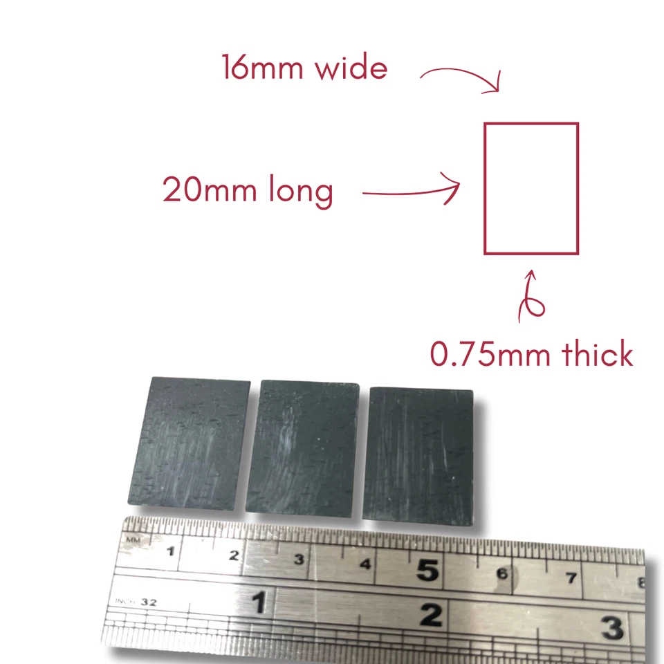 Dolls House 1:12th Scale 250 x Styrene Miniature Roof Tiles in Aged Slate Grey - Image 4 of 4