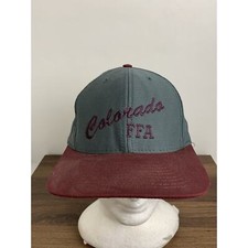 Colorado FFA Baseball Cap Hat cap Made In USA Adjustable Gray Farming