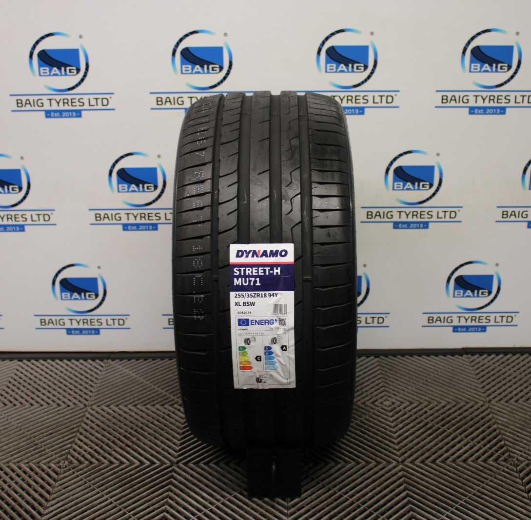 X1 255/35ZR18 255 35 18 94Y XL DYNAMO MU71 NEW TYRE *UNBEATABLE 'A' WET GRIP!**
