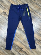 Greyson Sequoia Joggers Men's Size M Performance Colorblock Maltese Blue NWT