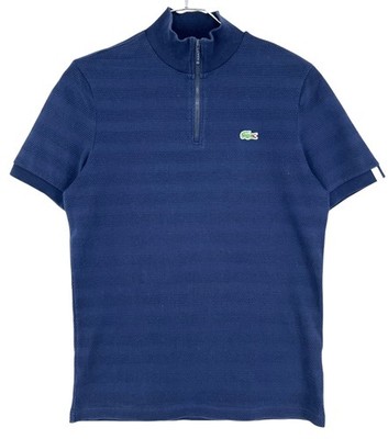 Lacoste Herren Freizeit Polohemd T-Shirt Kurzärmelig Dunkelblau Größe 3 - S