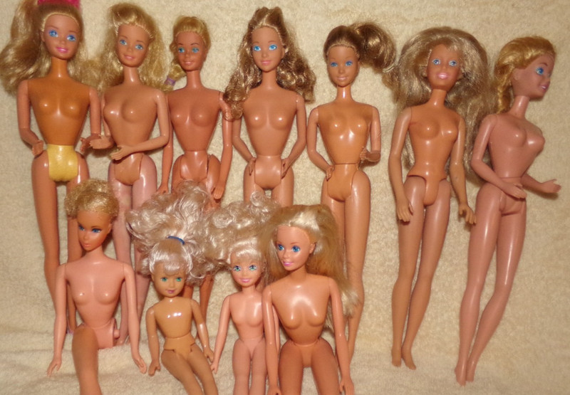Vintage Barbie Doll Lot of 11 – Nude – 1970s 1980s Mattel Fashion Dolls