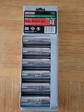 Craftsman 6 Piece 12 Drive Deep Sockets Easy Read