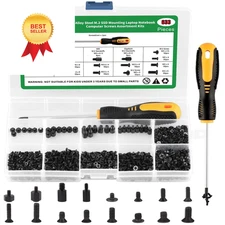 M.2 Screw Kit, 633PCS NVMe SSD 633PCS, 633Pcs Black Screws 