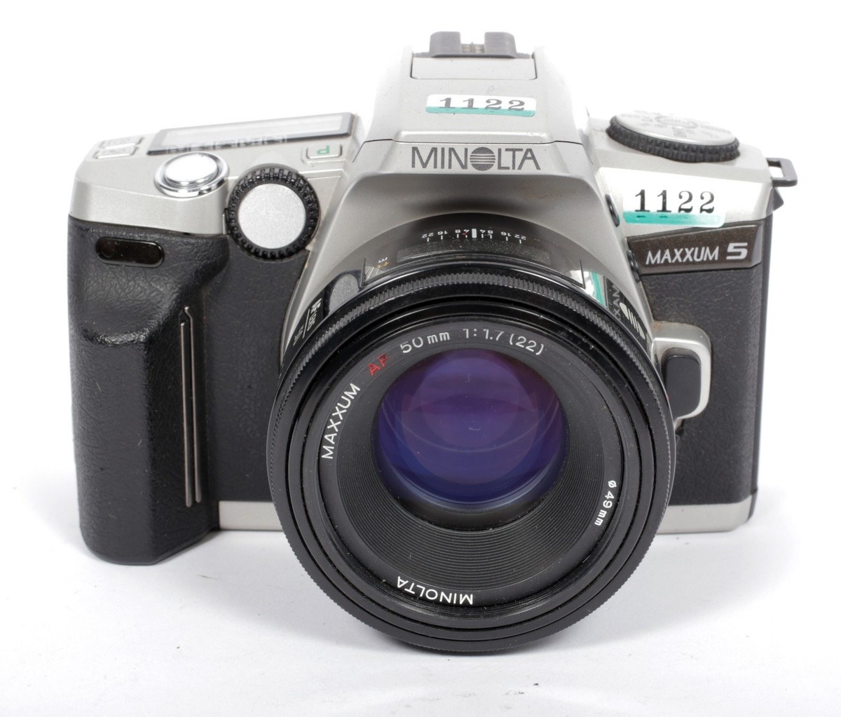 Minolta Maxxum/Dynax 5 35mm SLR film camera with 50mm F1.7 AF