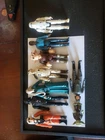 Star Wars Vintage Figurines Set  Of  9  With Yoda, Darth Vader And Others Used