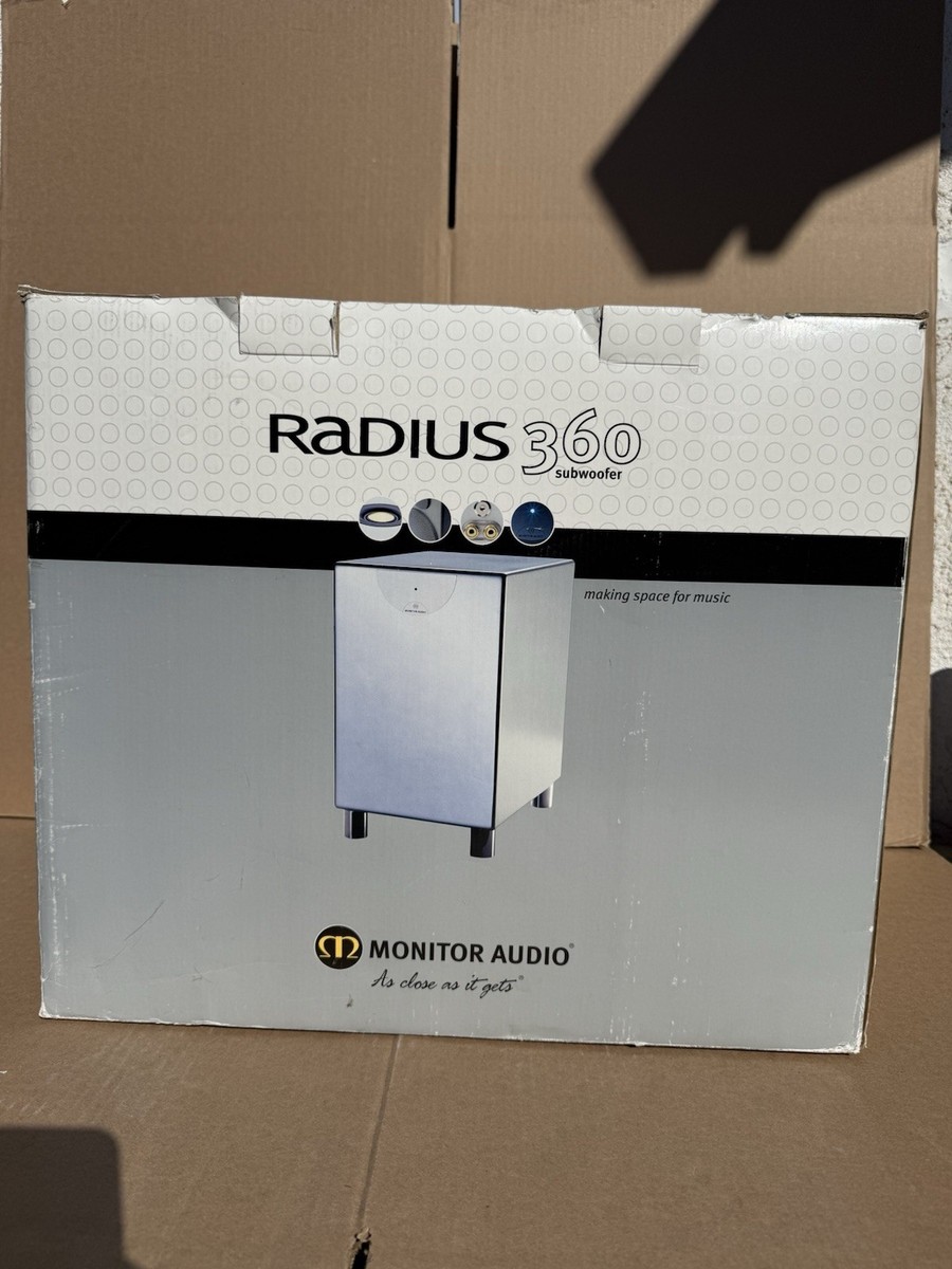 Monitor Audio Radius 360 Subwoofer Powered Open Box Home Theater