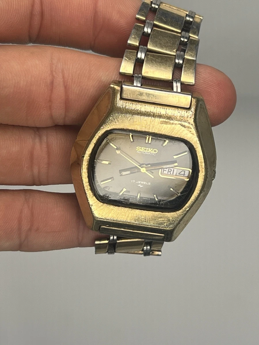 Seiko Gold Plated Case Mechanical (Automatic) Wristwatches for