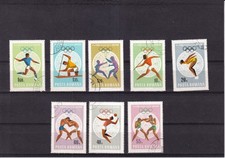 SA32k Romania 1968 Olympic Games Mexico used stamps