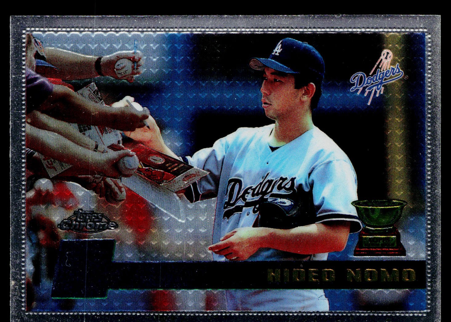 1996 Topps Chrome #37 Hideo Nomo